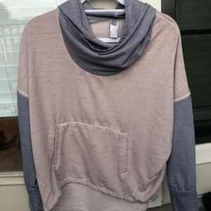 Scoop neck sweatshirt